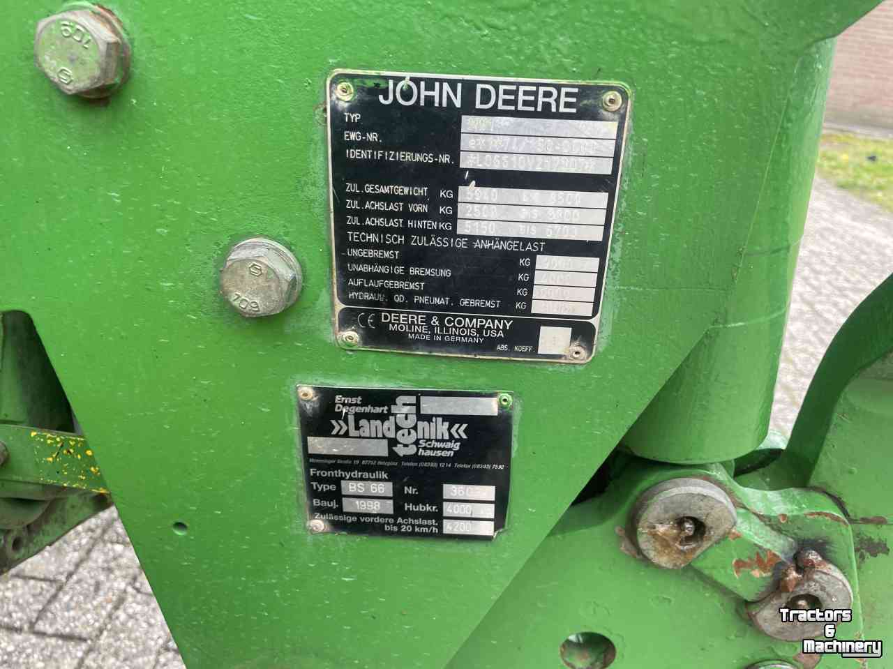 Tractor John Deere 6610 PQ