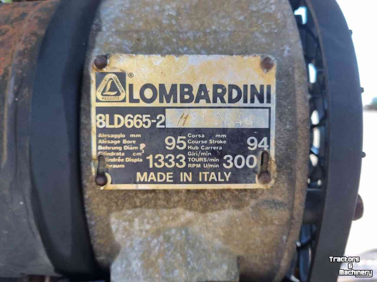 Stationary engine/pump set Lombardini Waterpomp met dieselmotor