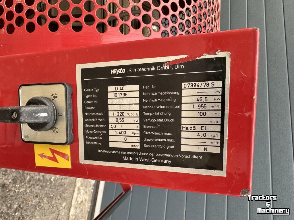 Storage ventilation systems  D 40 Diesel Heteluchtkanon