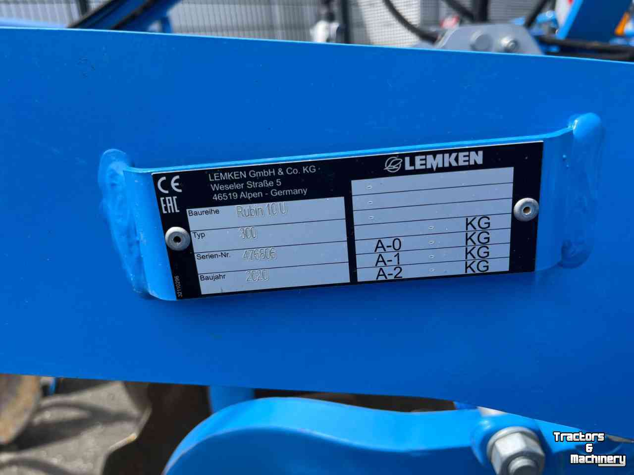 Disc harrow Lemken Rubin Schijveneg 3 m