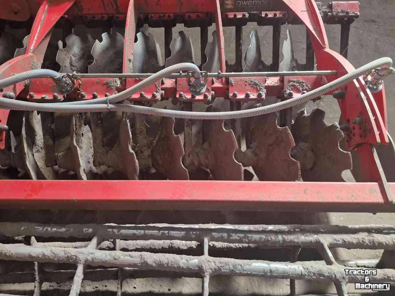 Disc harrow Awemak Schijveneg 5 meter gedragen grondbewerking