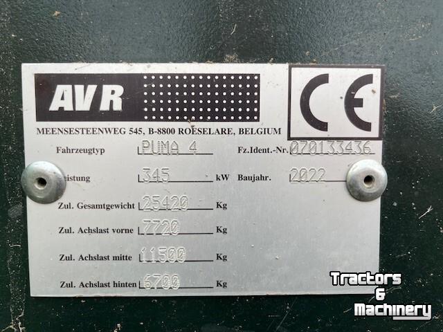 Potato harvester AVR Puma 4.0