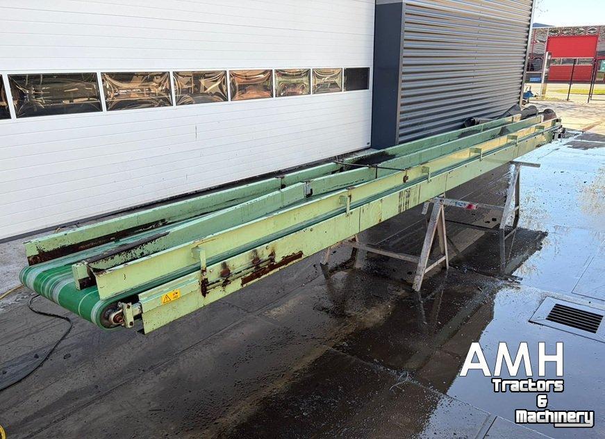 Conveyor  8000X730 2-sporenband, Dual-lane conveyor belt, Zweispuriges Förderband,