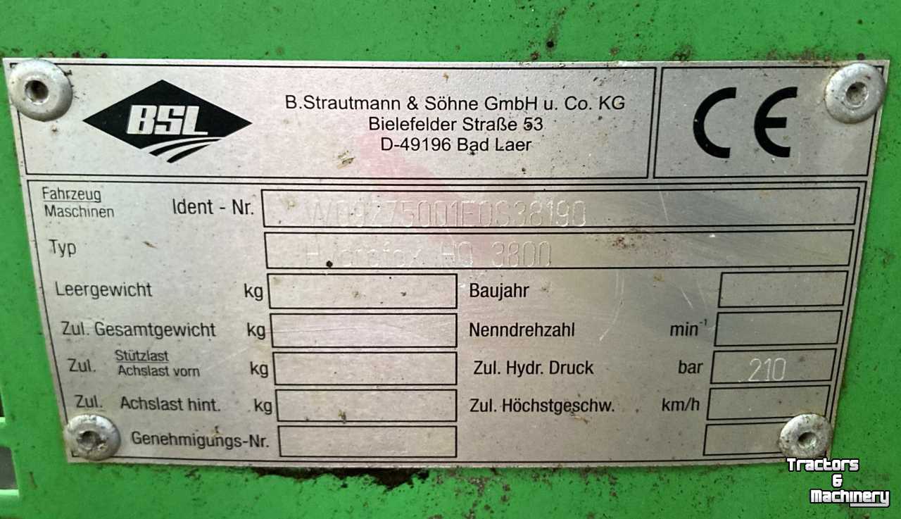 Silage block-cutter Strautmann HQ 3800 kuilsnijder voermachines