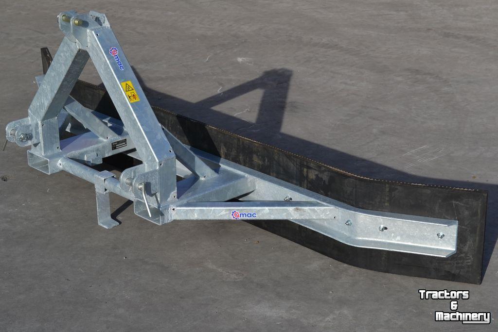 Rubber yard scraper Qmac RSTL320-ZU RUBBERSCHUIF CAT2+LEPEL