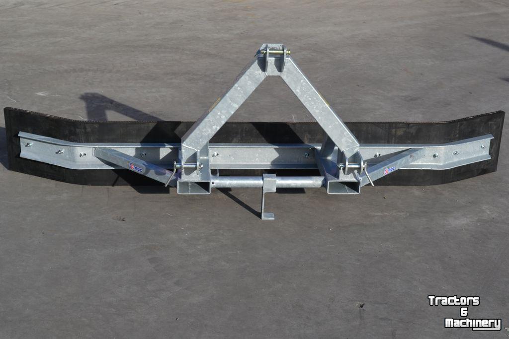 Rubber yard scraper Qmac RSTL320-ZU RUBBERSCHUIF CAT2+LEPEL