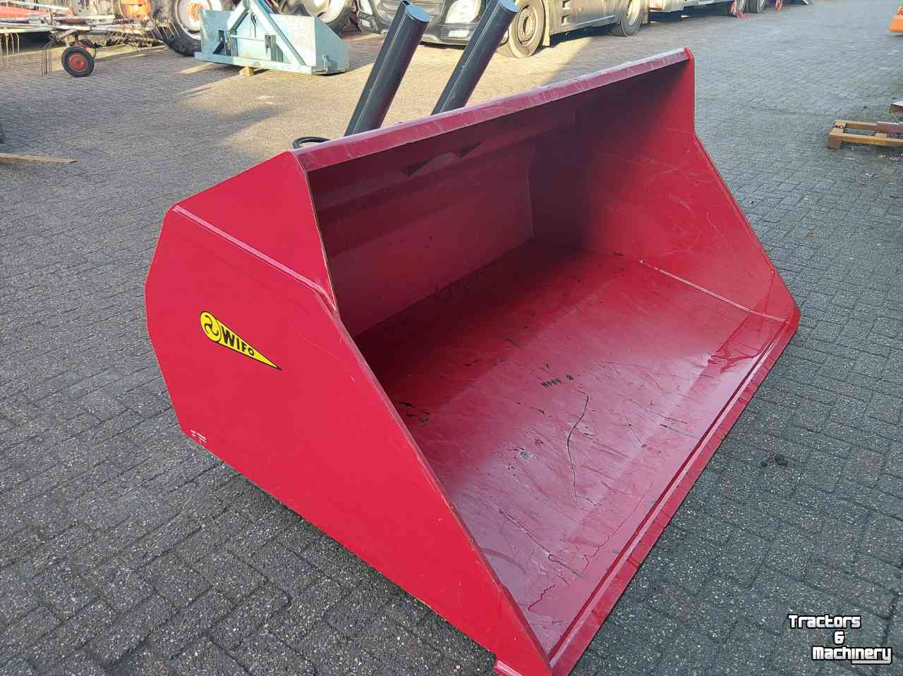 Loading bucket / Potato loading bucket Wifo HO-225-ZI Aardappelschepbak / Heftruckbak / Bulkbak