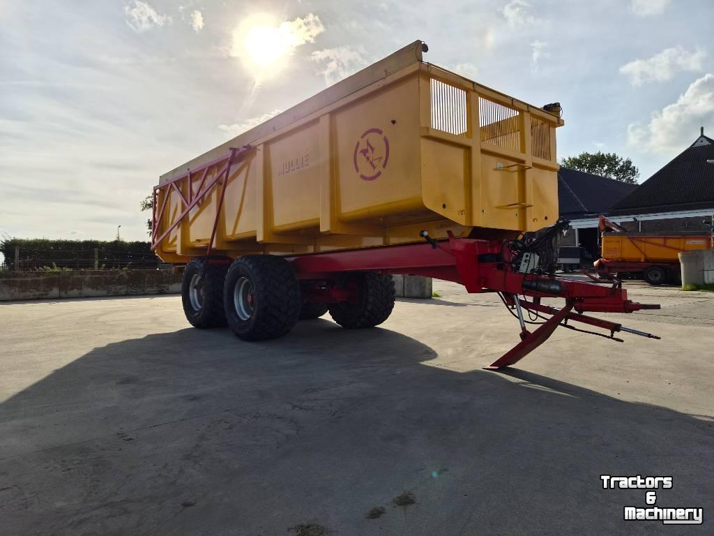 Dumptrailer Mullie T16,  16 tons kipper