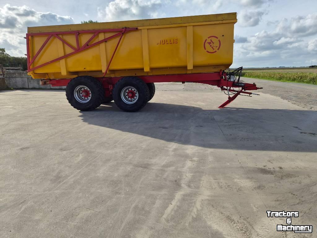 Dumptrailer Mullie T16,  16 tons kipper