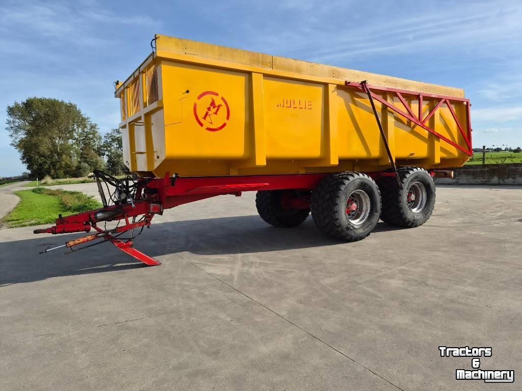 Dumptrailer Mullie T16,  16 tons kipper