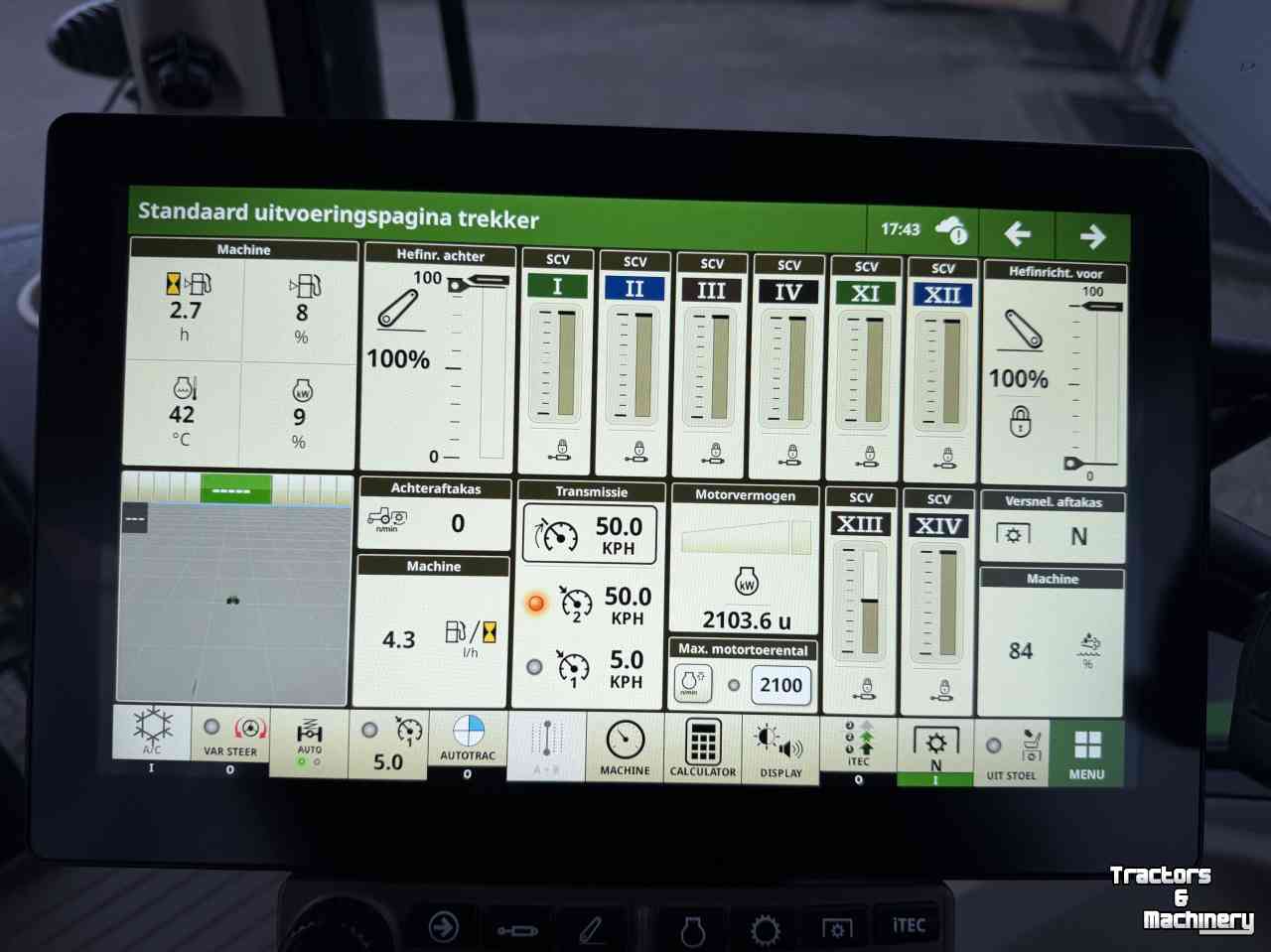 Tractor John Deere 6R155 AP 50KM COMMAND-PRO G5-PLUS FH+FA 2025!!!
