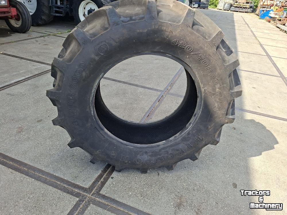 Wheels, Tyres, Rims & Dual spacers Firestone 420/70R28