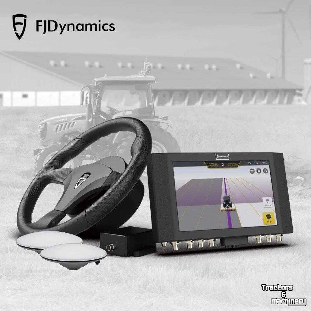GPS steering systems and attachments FJD FJDynamics  RTK AT1 GPS systeem autosteer set