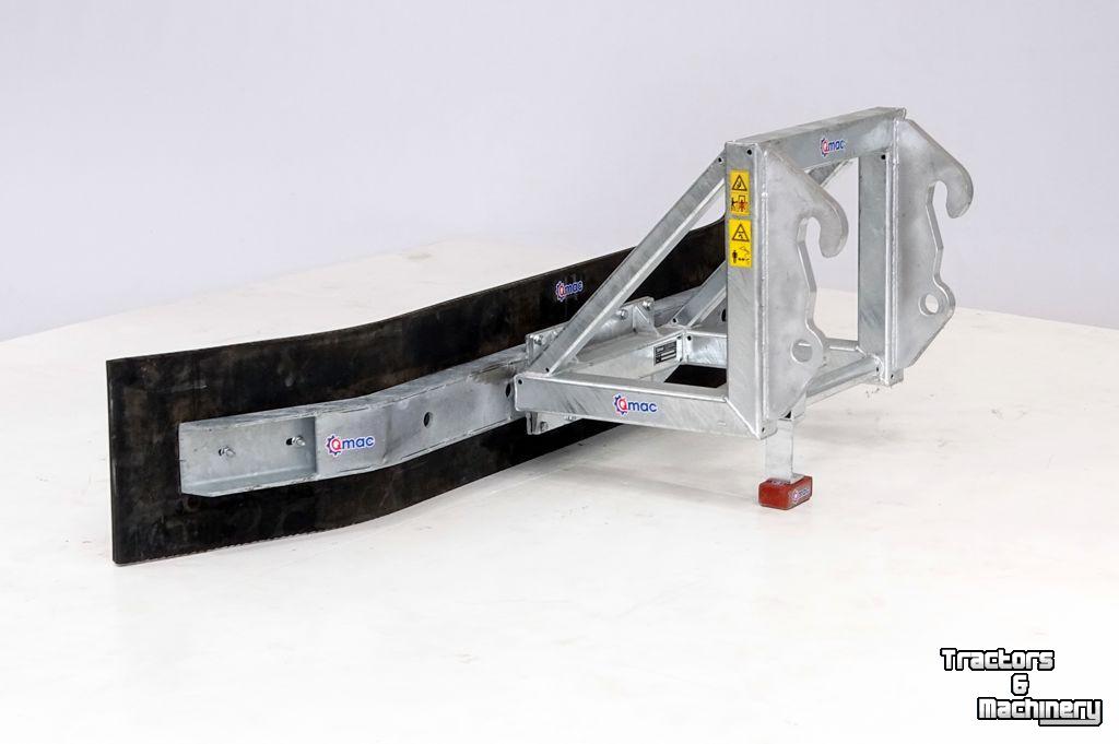 Rubber yard scraper Qmac 270 SCHUIF VAST JCB QUICK HITCH