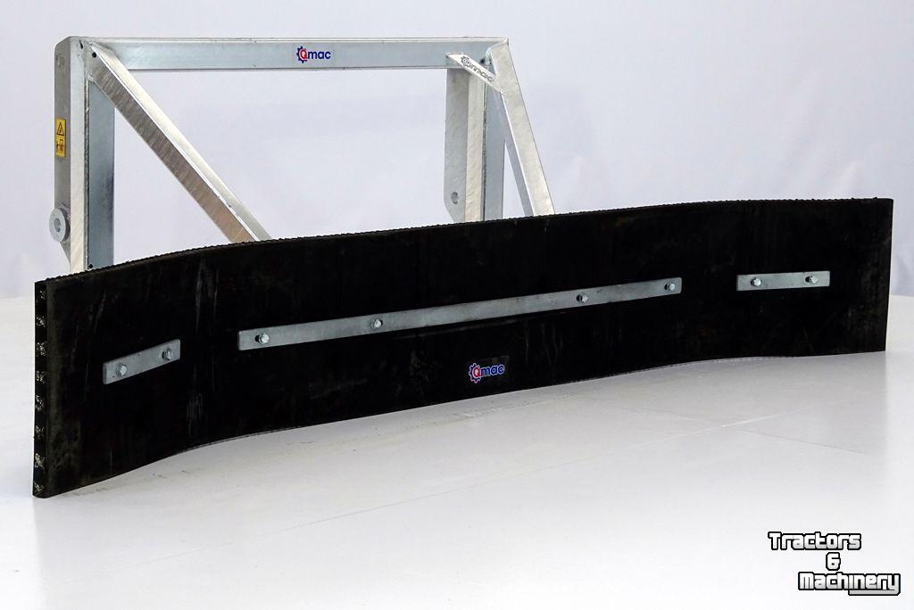Rubber yard scraper Qmac 270 SCHUIF VAST MATBRO PINCONE