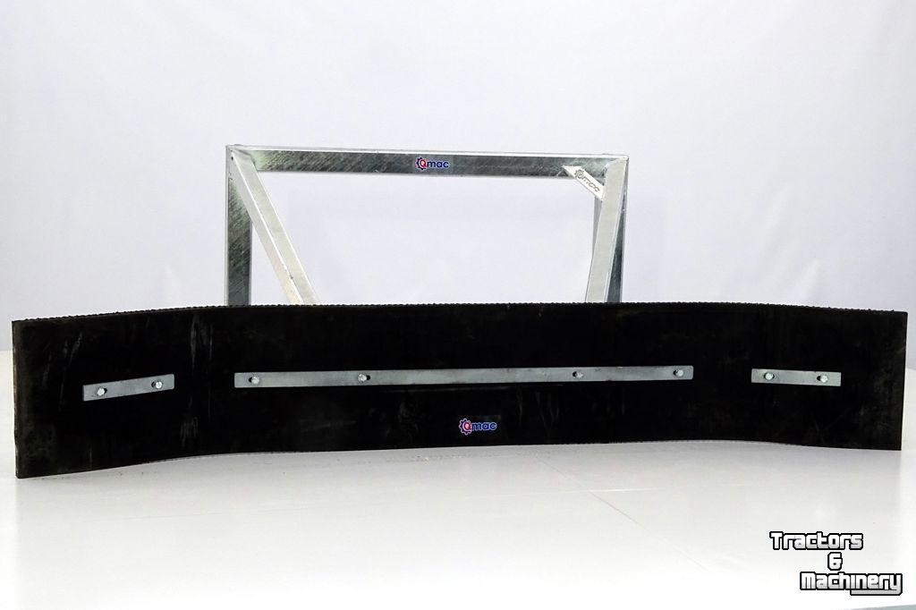 Rubber yard scraper Qmac 270 SCHUIF VAST MATBRO PINCONE