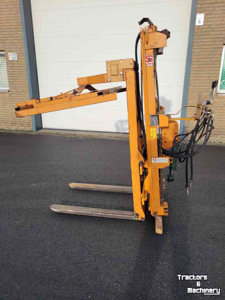 Fork lift & Fork lift truck Sicma Hefmast met kistenklem