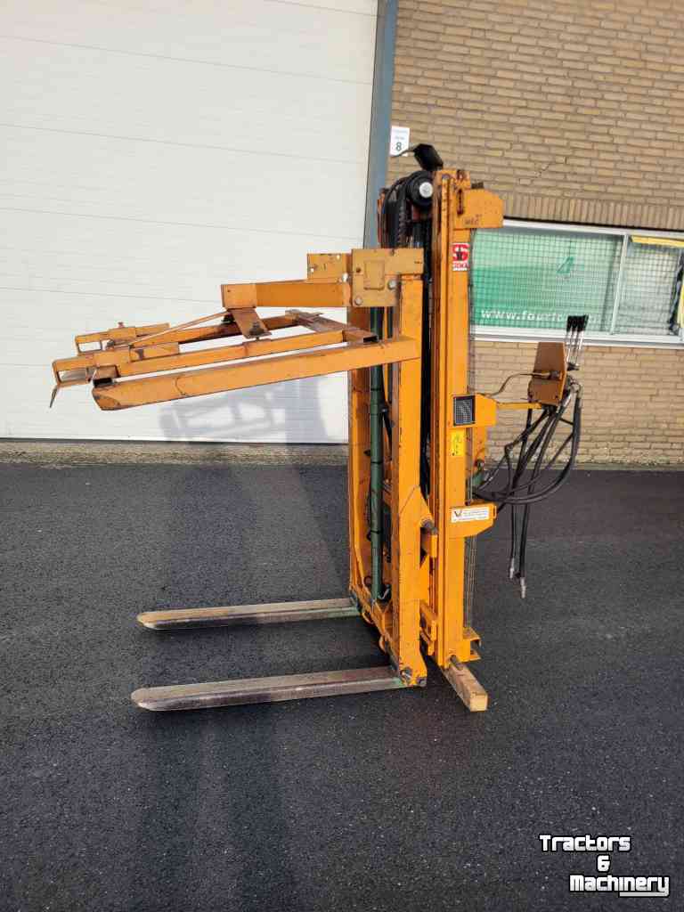 Fork lift & Fork lift truck Sicma Hefmast met kistenklem