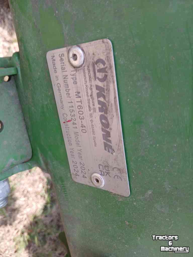 Mower Krone B 1000 schijvenmaaier triple maaier