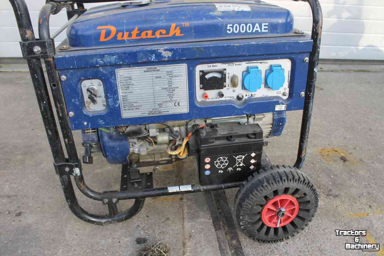 Aggregates  Dutach 5000AE generator aggregaat 230 volt 5000 Watt