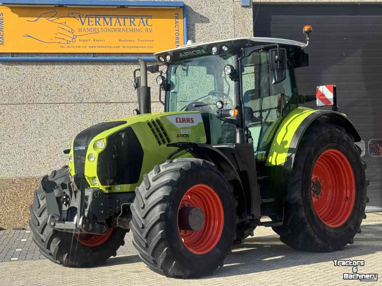 Tractor Claas Arion 650 C-Matic vario Stage V Fronthef Lucht GPS 3140u