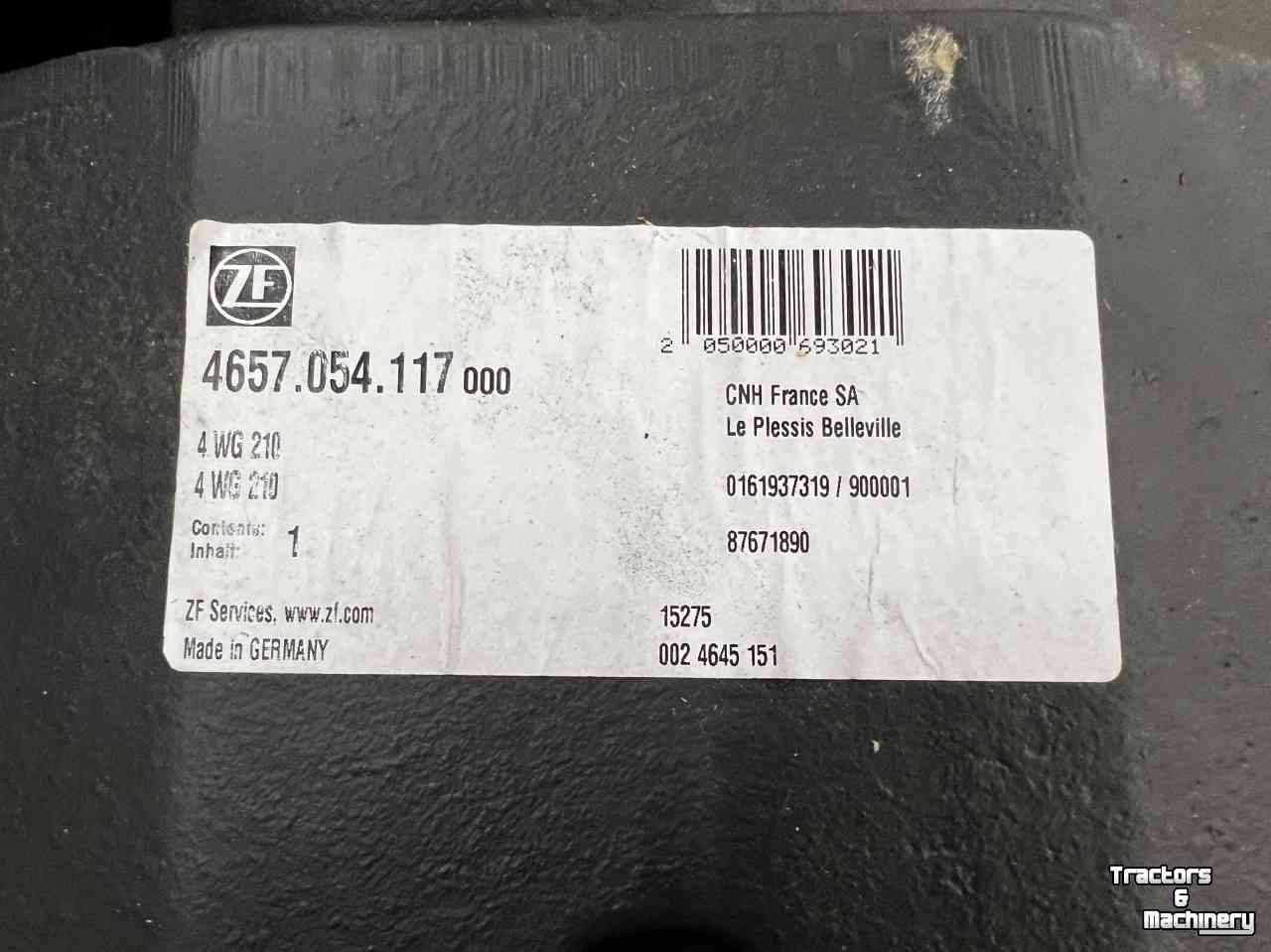 Wheelloader Case Complete Powershift versnellingsbak ZF voor Case CE 821E, 921E  New Holland W190B, W190BLR, W190B E.I.