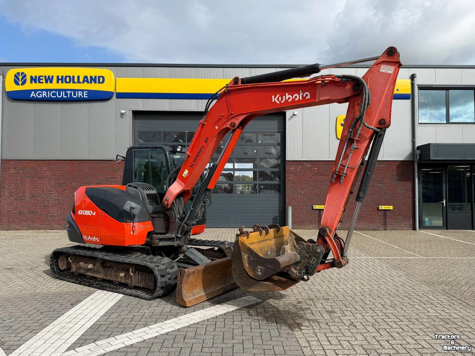 Excavator Kubota KX080-4
