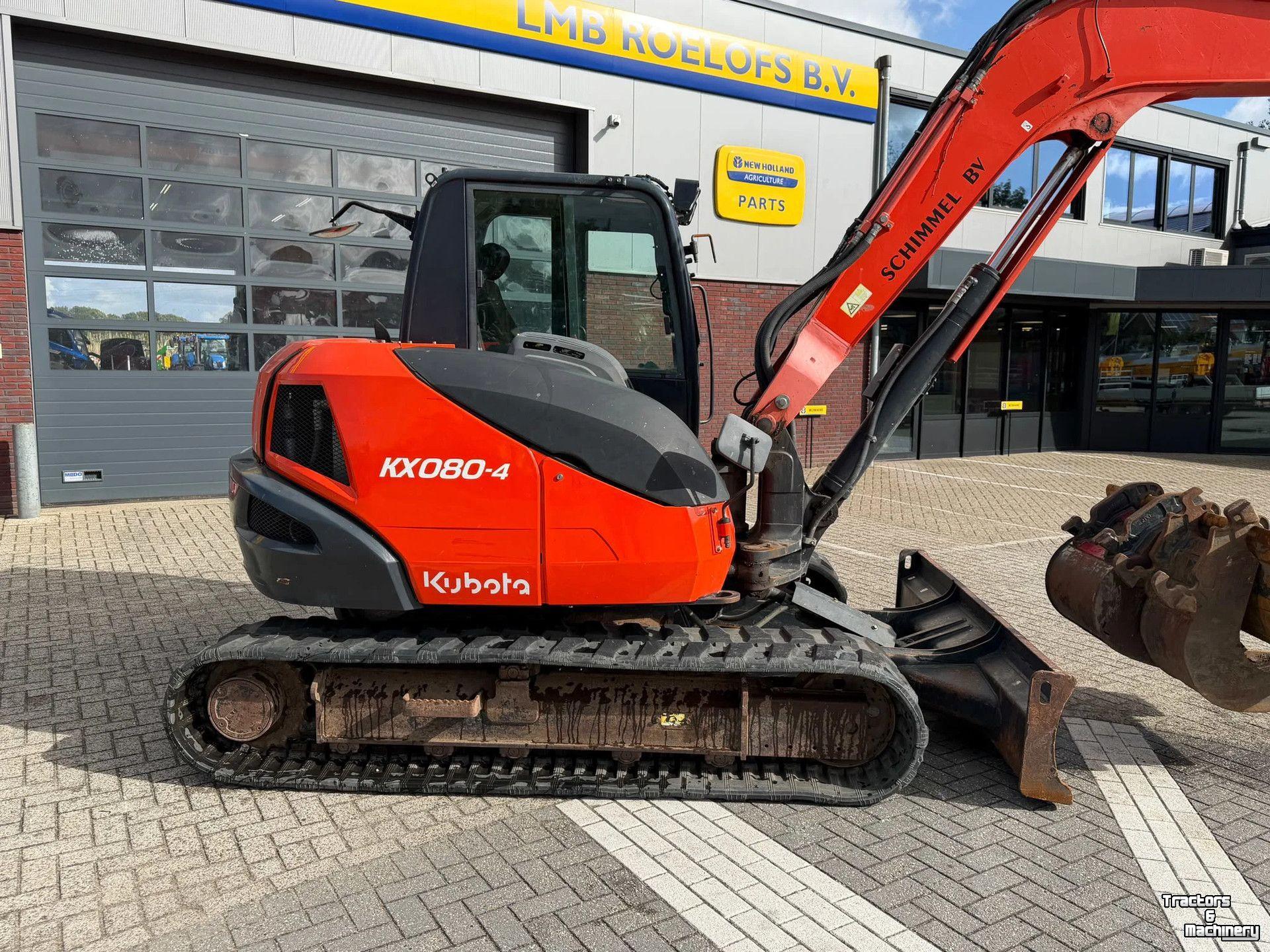 Excavator Kubota KX080-4