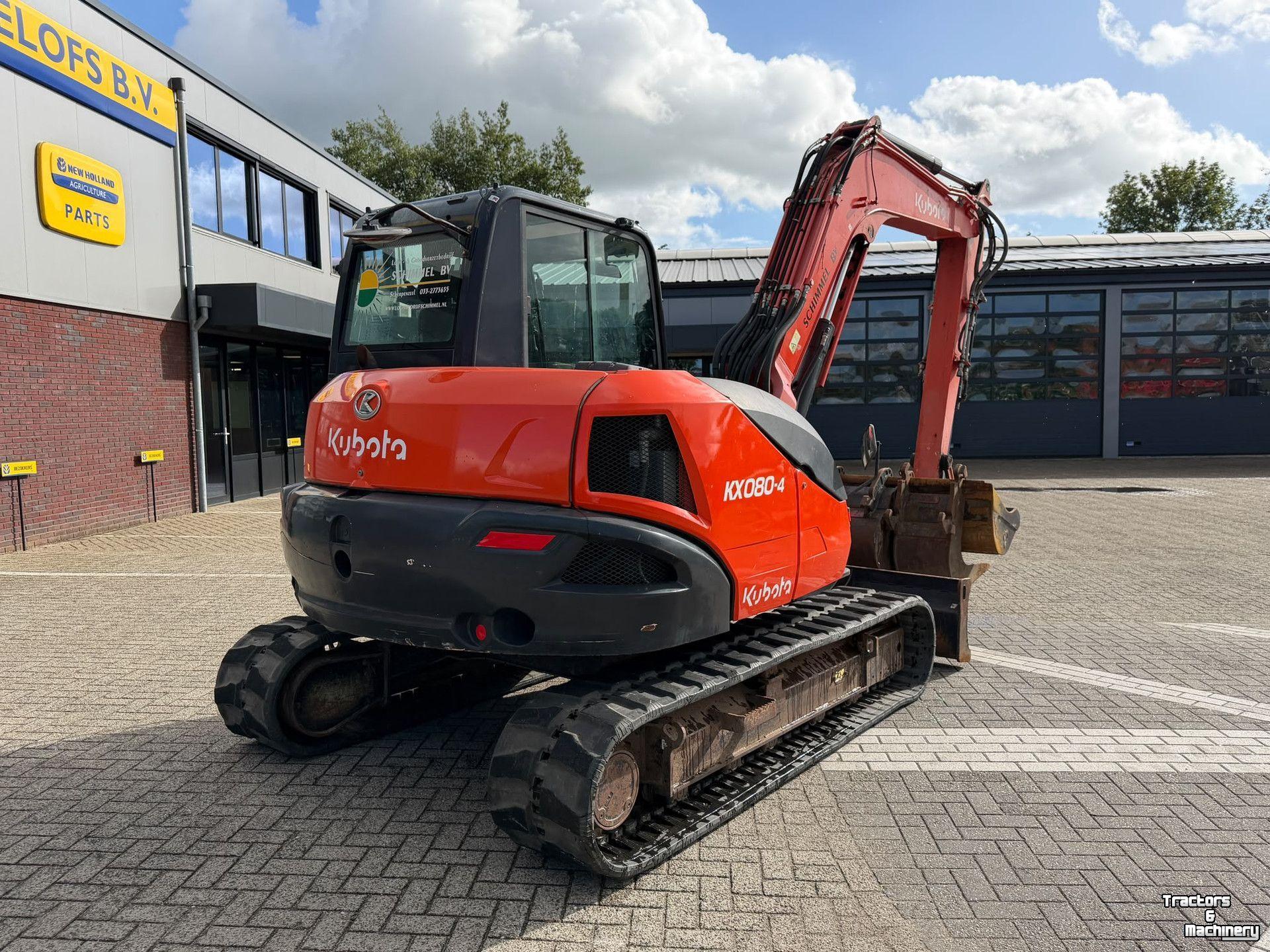 Excavator Kubota KX080-4