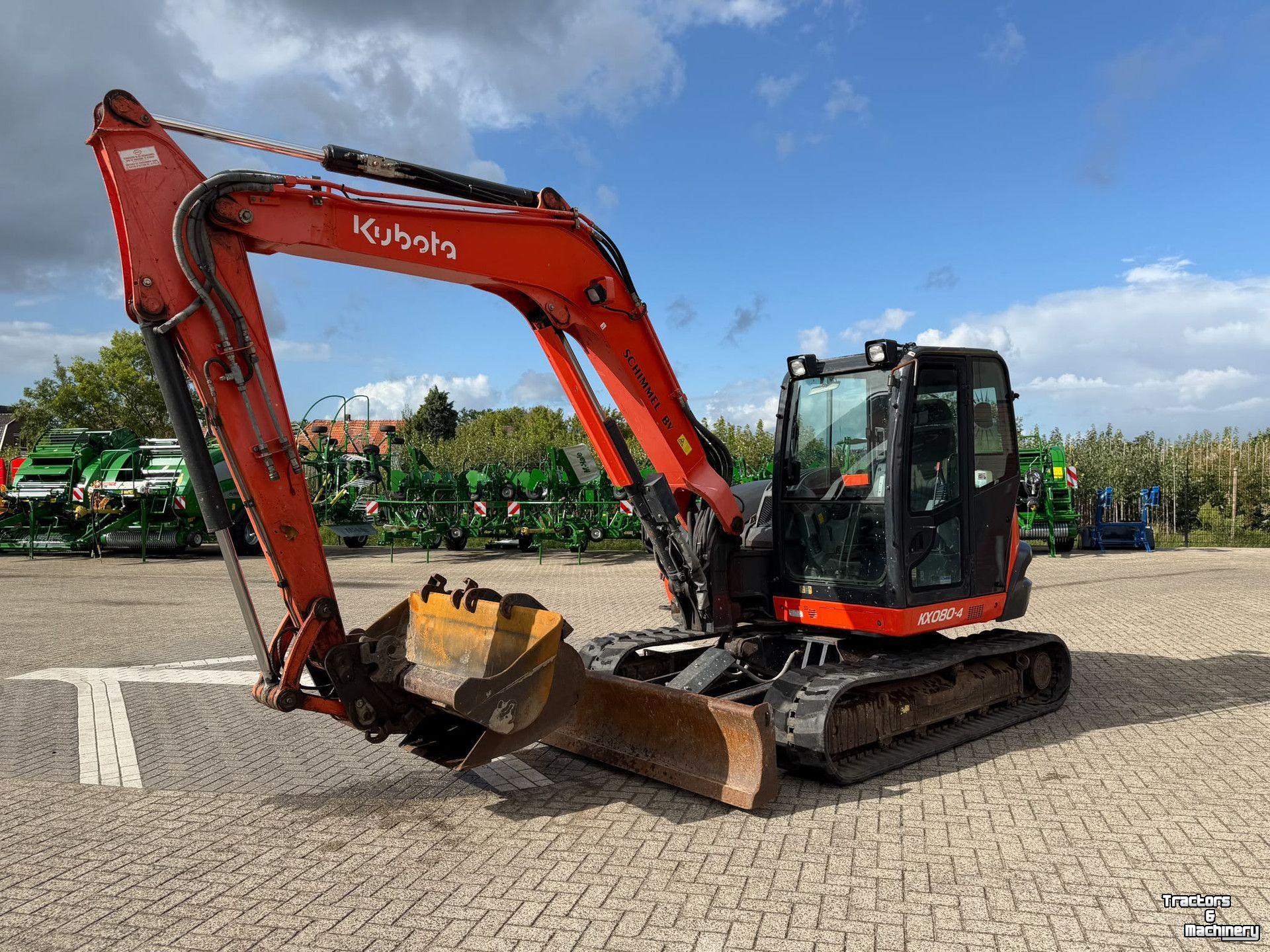 Excavator Kubota KX080-4