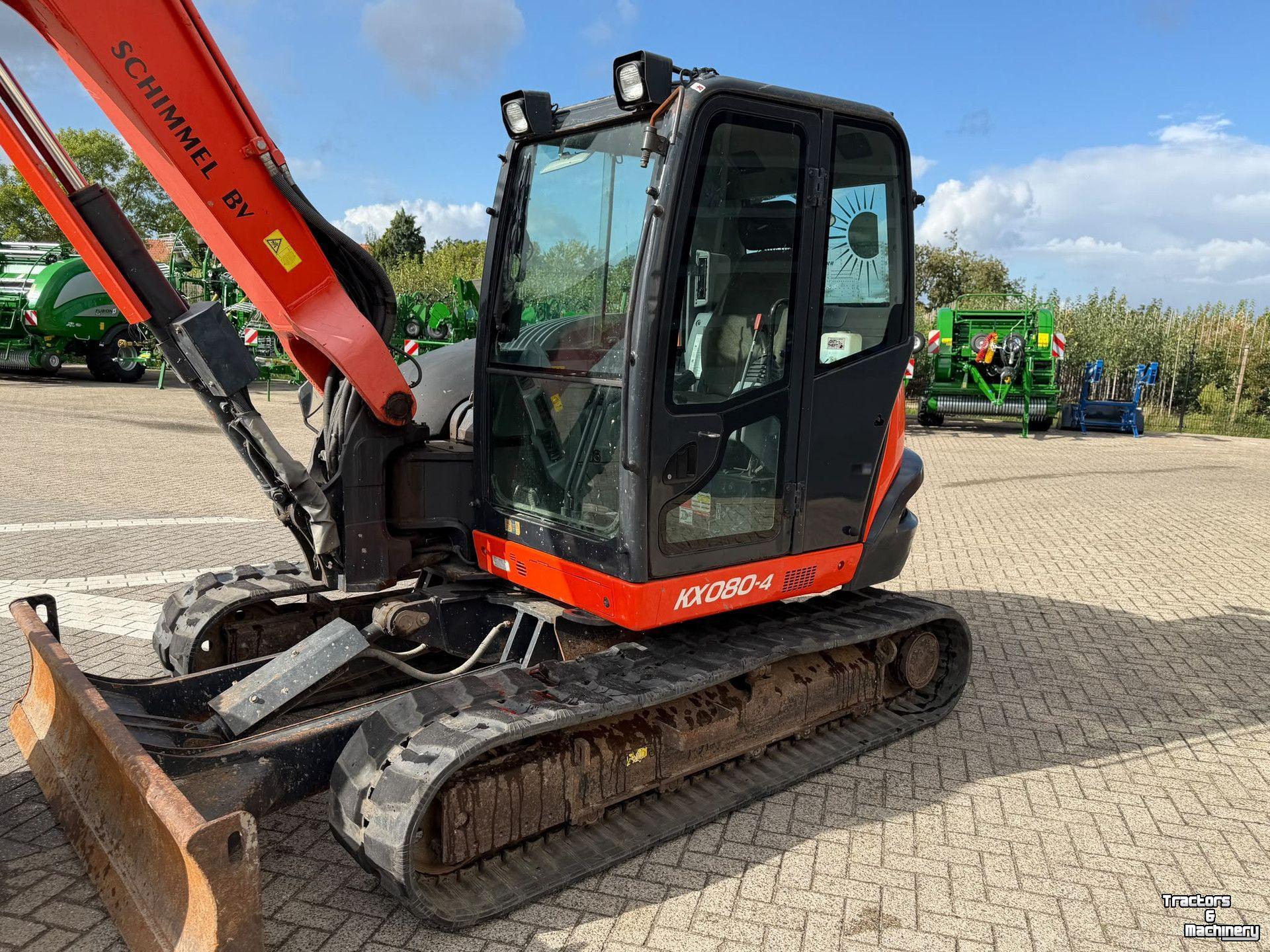 Excavator Kubota KX080-4