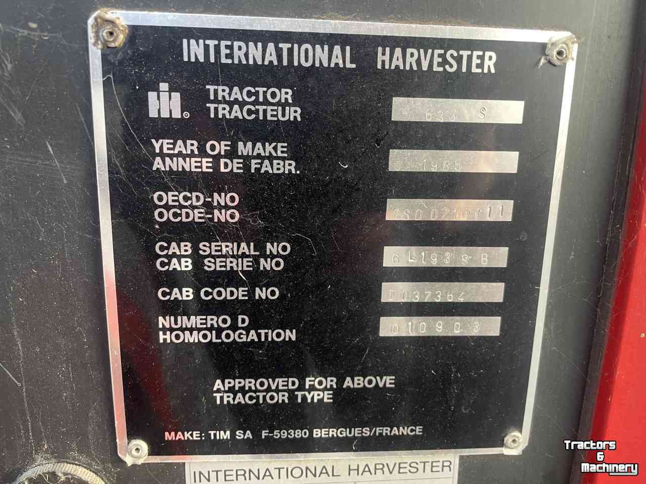 Tractor International 633