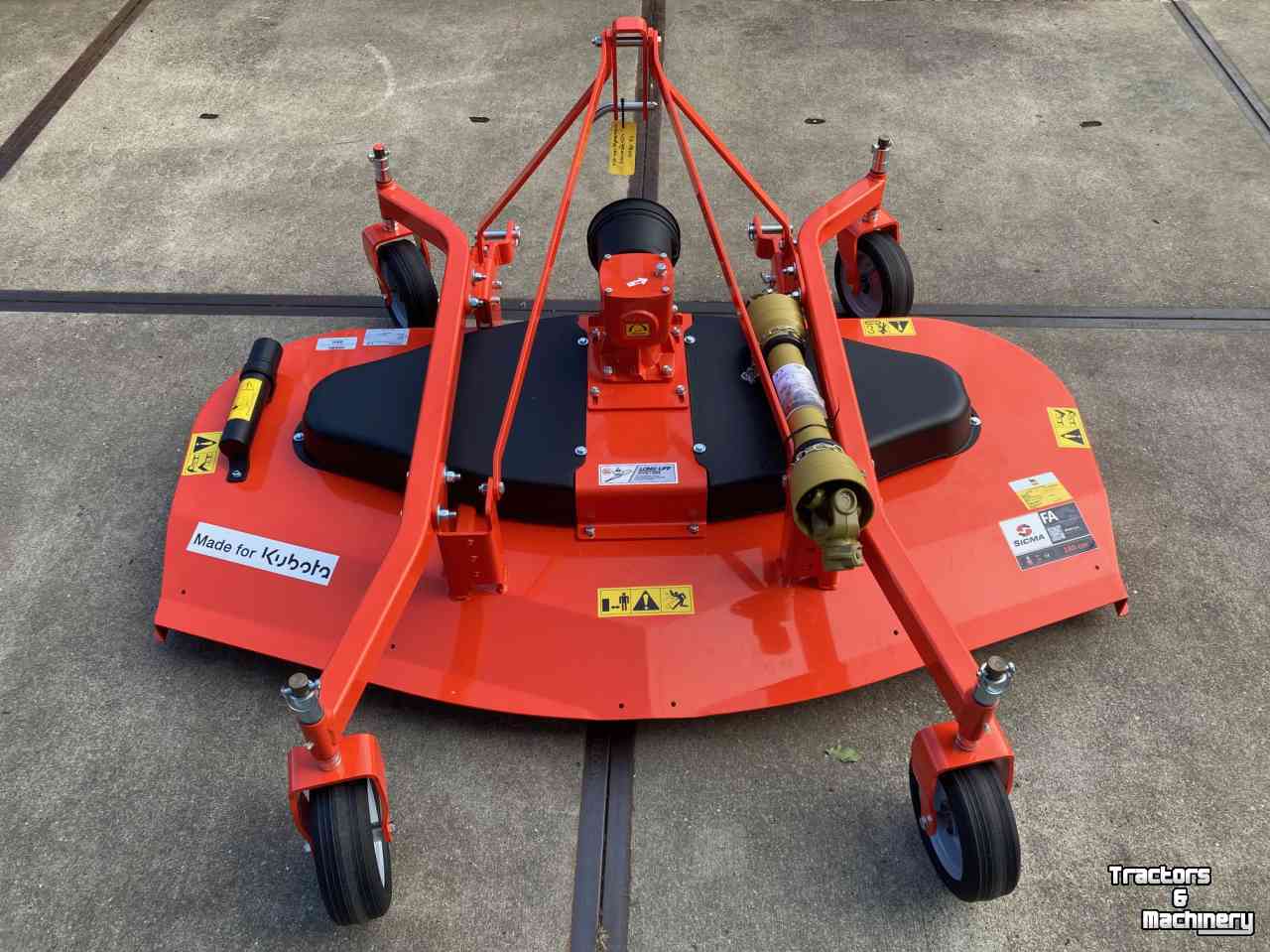Pasture topper Kubota FA 1200, FA1500, FA1800  cirkelmaaier, weilandbloter