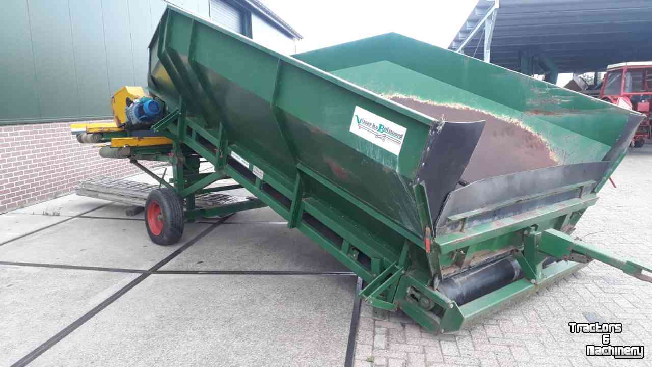 Receiving hopper Visser Stortbak, bodembreedte 2 meter