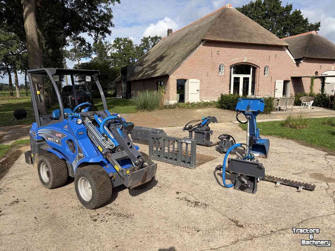 Wheelloader MultiOne K5.3 minishovel telelader inclusief aanboudelen!