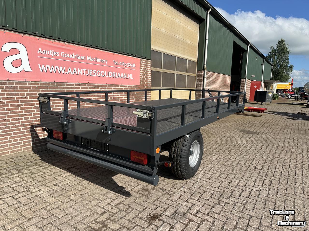 Agricultural wagon AGM Bakkenwagen voor achter een kraan/shovel