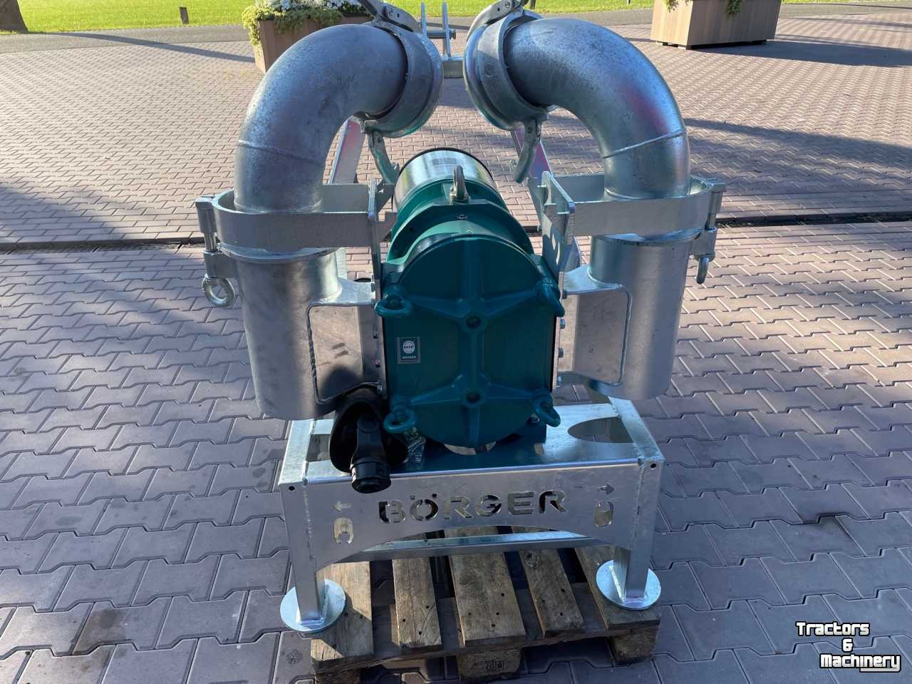 Manure pump Börger FL518 pomp op driepuntsbok