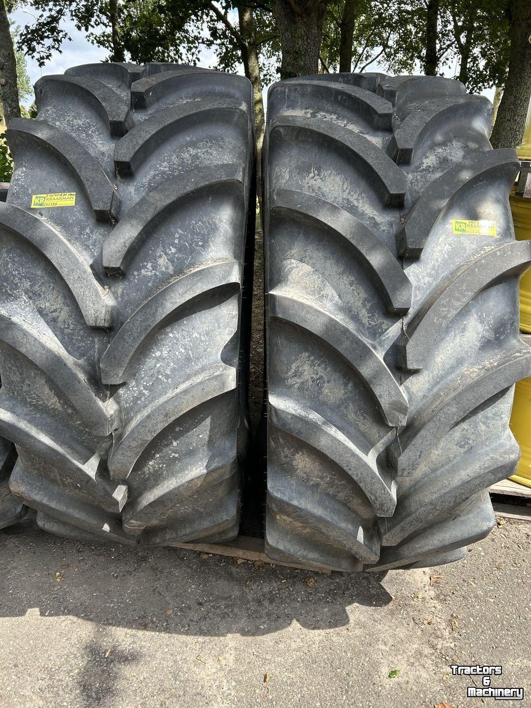 Wheels, Tyres, Rims & Dual spacers Vredestein 710/70R38 EN 600/65R28 wielen