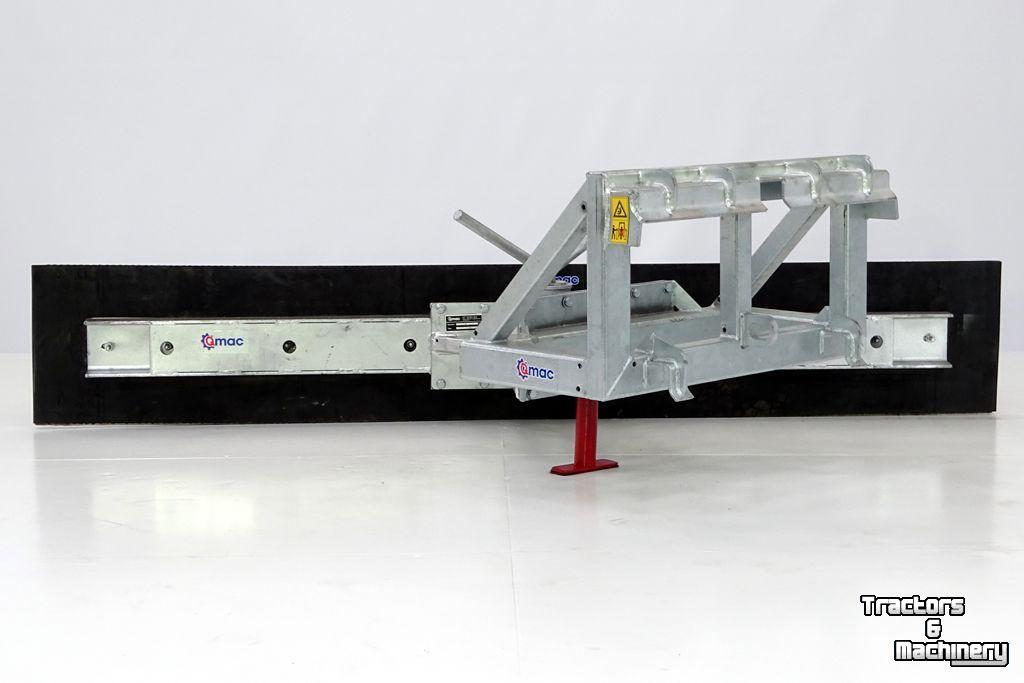 Rubber yard scraper Qmac 240 MECH SCHUIN SCHAFFER BORD