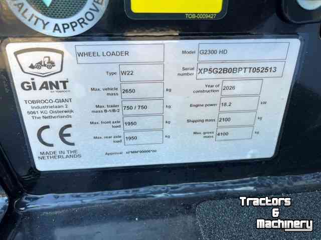 Wheelloader Giant G2300 HD