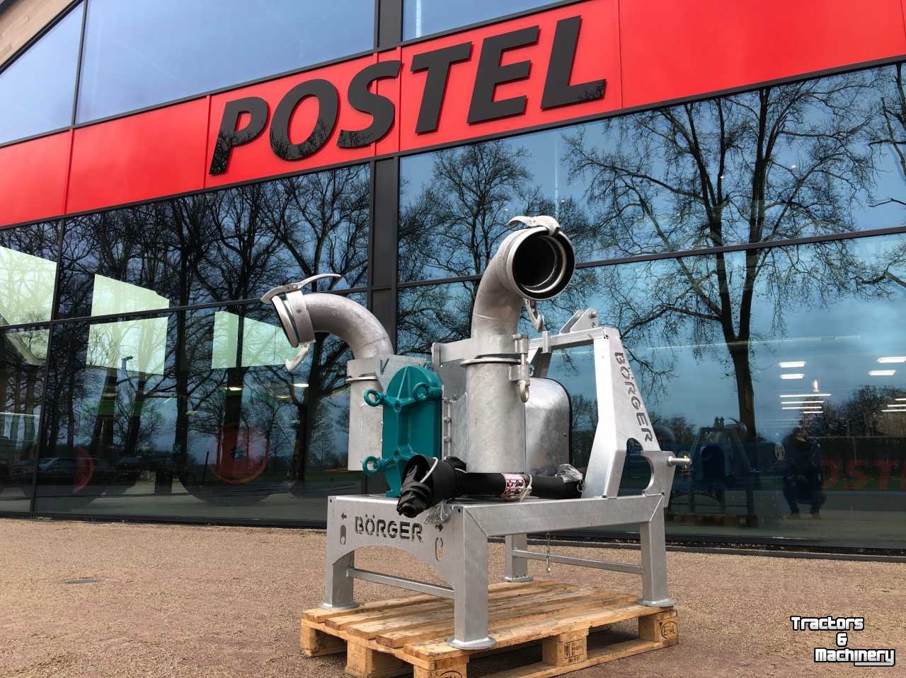Manure pump Börger FL 518 Mestpomp op driepuntsbok