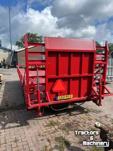 Low loader / Semi trailer  dieplader 6 meter