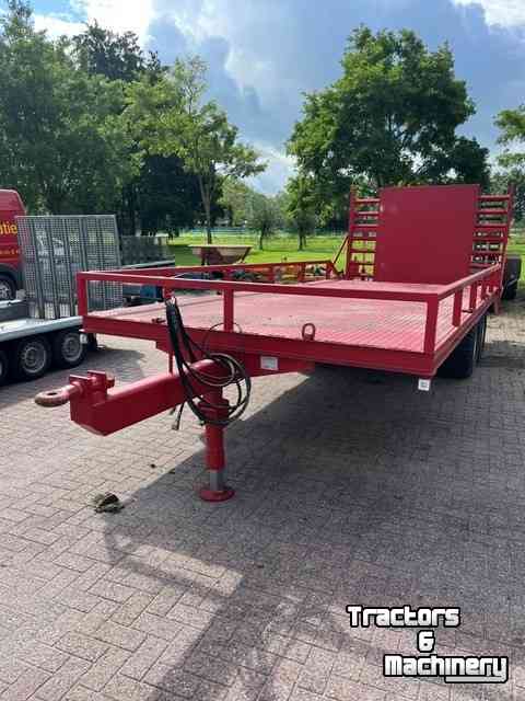 Low loader / Semi trailer  dieplader 6 meter