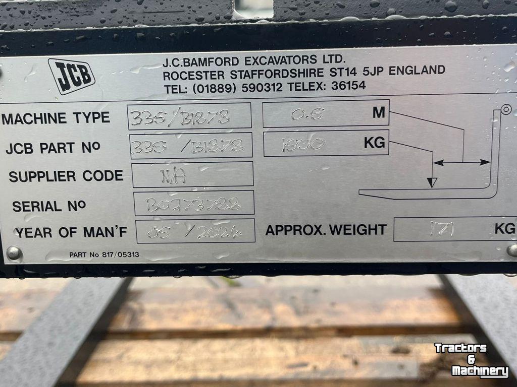 Pallet Forks JCB Palletlepels 100x40x1070 Fem 2A Giant