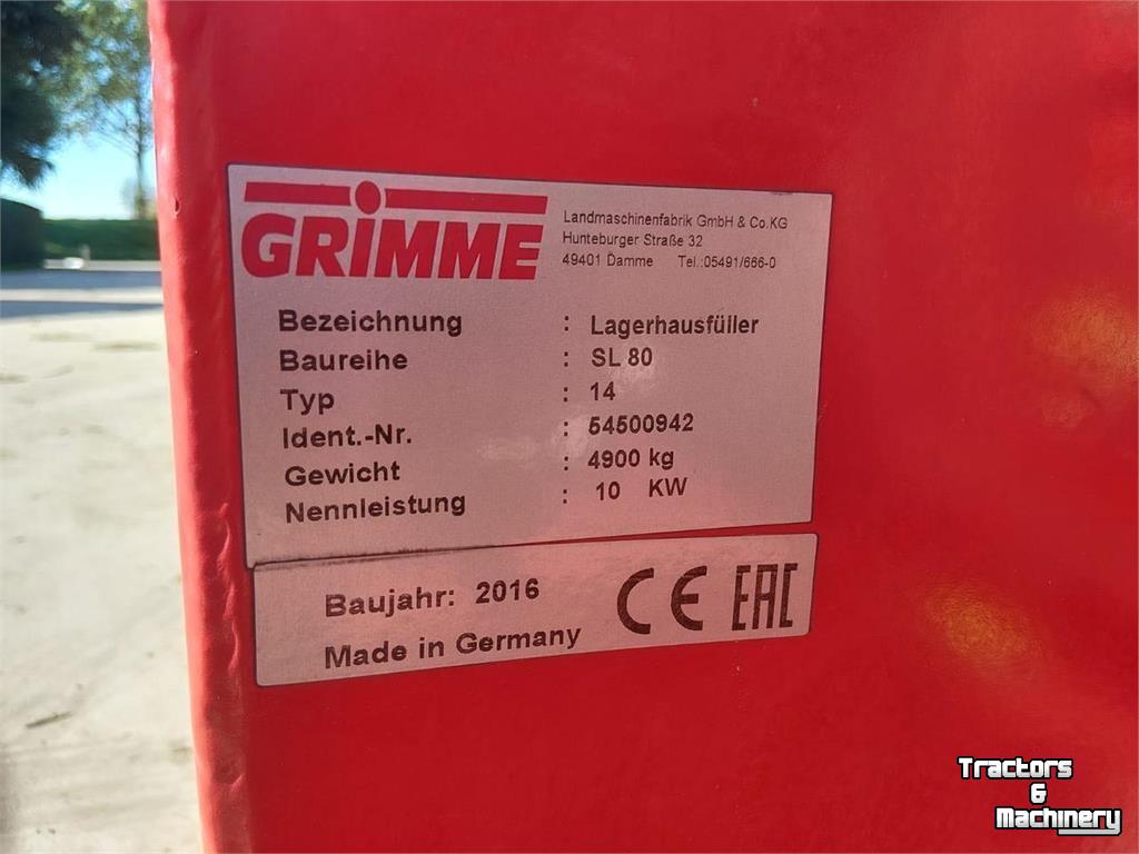 Conveyor Grimme SL 80-14