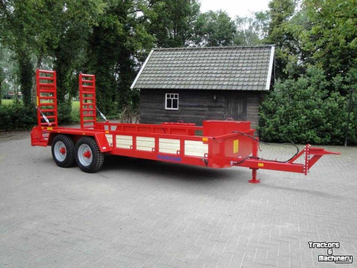 Low loader / Semi trailer Harcon KOW 7000 Kuip oprijwagen