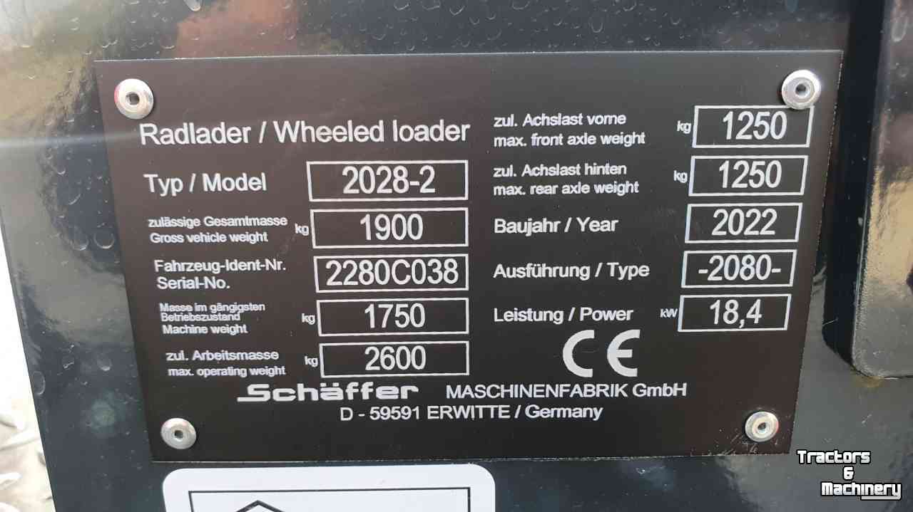 Wheelloader Schäffer 2028-2