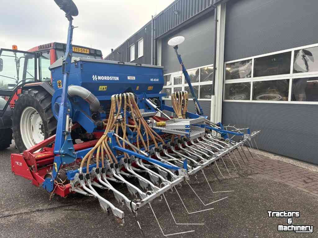 Seed drill Howard HK31 Rotorkopeg + Nordsten NS 4040 Zaaimachine