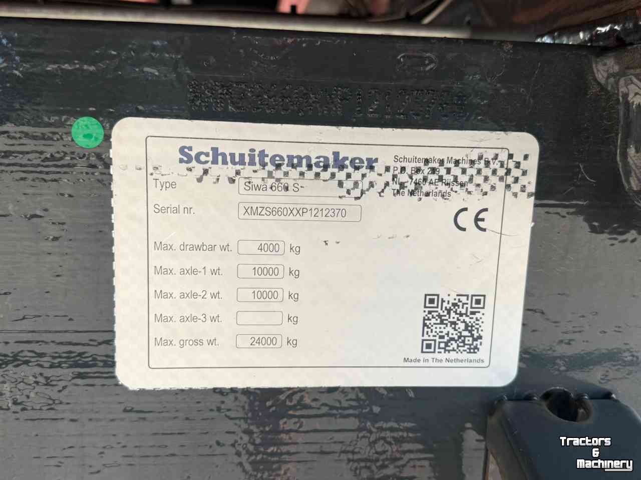 Silage wagon Schuitemaker Siwa 660 S Silage wagen NIEUW NIEUW