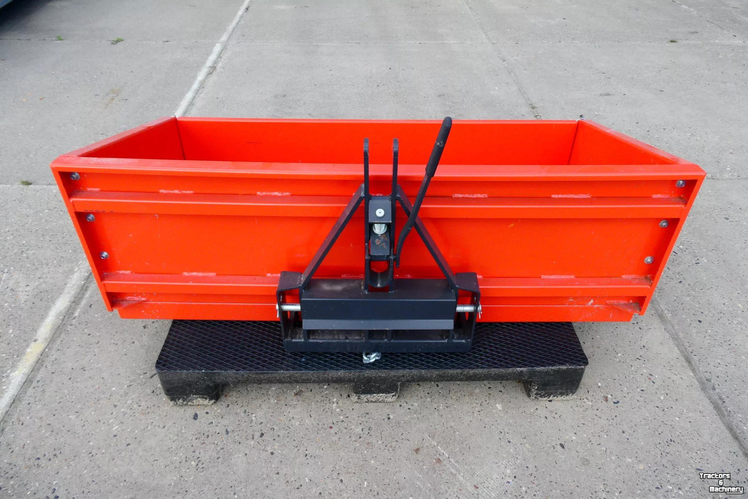 Tractor tipping boxes Knegt Grondbak